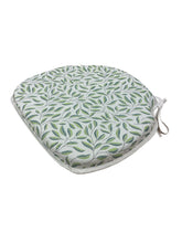 Load image into Gallery viewer, Green Leaves Large Spindle Back Seat Pads For Garden, Patio, Kitchen, Dining