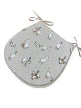 Load image into Gallery viewer, Shabby Ducks D-Shaped Seat Pads For Garden, Patio, Kitchen, Dining