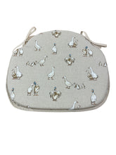 Load image into Gallery viewer, Shabby Ducks Large Spindle Back Seat Pads For Garden, Patio, Kitchen, Dining