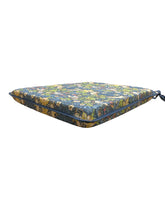 Load image into Gallery viewer, William Morris - Strawberry Thief Navy Tapered Seat Pads For Garden, Patio, Kitchen, Dining, 100% Cotton