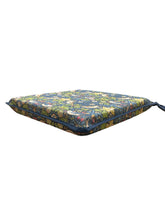 Load image into Gallery viewer, William Morris - Strawberry Thief Navy Square Tie-On Seat Pads Dining/Patio/Garden/Kitchen