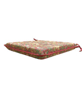 Load image into Gallery viewer, William Morris - Strawberry Thief Crimson Square Tie-On Seat Pads Dining/Patio/Garden/Kitchen
