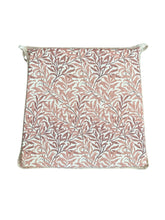 Load image into Gallery viewer, William Morris - Willow Bough Rust Tapered Seat Pads For Garden, Patio, Kitchen, Dining, 100% Cotton