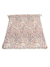 Load image into Gallery viewer, William Morris - Willow Bough Rust Tapered Seat Pads For Garden, Patio, Kitchen, Dining, 100% Cotton
