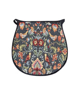 Load image into Gallery viewer, William Denim Tapestry D-Shaped Seat Pads For Garden, Patio, Kitchen, Dining
