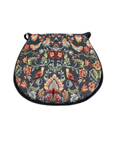 Load image into Gallery viewer, William Denim Tapestry D-Shaped Seat Pads For Garden, Patio, Kitchen, Dining