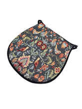 Load image into Gallery viewer, William Denim Tapestry D-Shaped Seat Pads For Garden, Patio, Kitchen, Dining