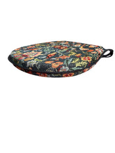 Load image into Gallery viewer, William Denim Tapestry D-Shaped Seat Pads For Garden, Patio, Kitchen, Dining