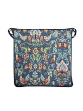 Load image into Gallery viewer, William Denim Tapestry Square Tie-On Seat Pads Dining/Patio/Garden/Kitchen