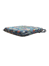 Load image into Gallery viewer, William Denim Tapestry Square Tie-On Seat Pads Dining/Patio/Garden/Kitchen