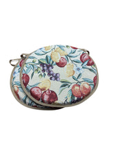 Load image into Gallery viewer, Fruits Natural Tapestry Set of 2 Round Bistro Seat Pads 12" 14" 16"