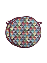 Load image into Gallery viewer, Big Holland Tapestry Set of 2 Round Bistro Seat Pads 12&quot; 14&quot; 16&quot;