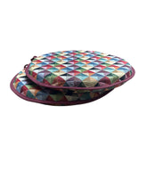 Load image into Gallery viewer, Big Holland Tapestry Set of 2 Round Bistro Seat Pads 12&quot; 14&quot; 16&quot;