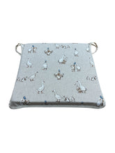 Load image into Gallery viewer, Shabby Ducks Square Tie-On Seat Pads Dining/Patio/Garden/Kitchen