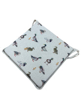 Load image into Gallery viewer, Mallard Ducks Square Tie-On Seat Pads Dining/Patio/Garden/Kitchen