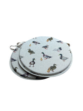 Load image into Gallery viewer, Mallard Ducks Set of 2 Round Bistro Seat Pads For Garden/Patio