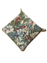 Load image into Gallery viewer, Rainforest Natural Tapestry Square Tie-On Seat Pads Dining/Patio/Garden/Kitchen