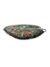 Load image into Gallery viewer, Rainforest Black Tapestry Large Spindle Back Seat Pads For Garden, Patio, Kitchen, Dining