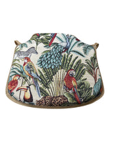 Load image into Gallery viewer, Rainforest Natural Tapestry Small Spindle Back Seat Pads For Garden, Patio, Kitchen, Dining