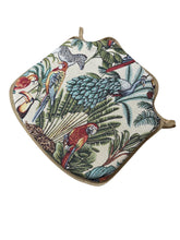 Load image into Gallery viewer, Rainforest Natural Tapestry Small Spindle Back Seat Pads For Garden, Patio, Kitchen, Dining