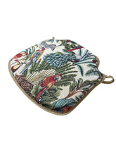 Load image into Gallery viewer, Rainforest Natural Tapestry Small Spindle Back Seat Pads For Garden, Patio, Kitchen, Dining