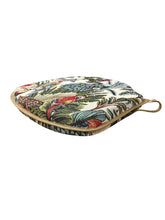 Load image into Gallery viewer, Rainforest Natural Tapestry Small Spindle Back Seat Pads For Garden, Patio, Kitchen, Dining