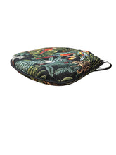 Load image into Gallery viewer, Rainforest Black Tapestry Small Spindle Back Seat Pads For Garden, Patio, Kitchen, Dining