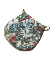 Load image into Gallery viewer, Rainforest Natural Tapestry D-Shaped Seat Pads For Garden, Patio, Kitchen, Dining