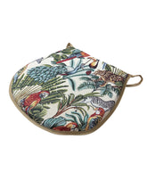 Load image into Gallery viewer, Rainforest Natural Tapestry D-Shaped Seat Pads For Garden, Patio, Kitchen, Dining
