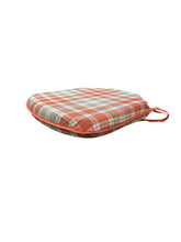 Load image into Gallery viewer, Highland Check Autumn Small Spindle Back Seat Pads For Garden, Patio, Kitchen, Dining
