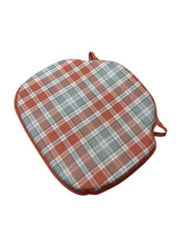 Load image into Gallery viewer, Highland Check Autumn Large Spindle Back Seat Pads For Garden, Patio, Kitchen, Dining