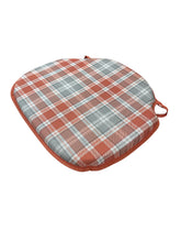 Load image into Gallery viewer, Highland Check Autumn Large Spindle Back Seat Pads For Garden, Patio, Kitchen, Dining