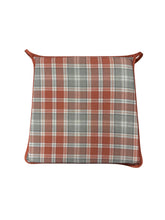 Load image into Gallery viewer, Highland Check Autumn Tapered Seat Pads For Garden, Patio, Kitchen, Dining