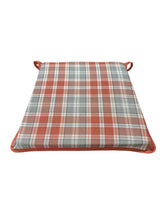 Load image into Gallery viewer, Highland Check Autumn Tapered Seat Pads For Garden, Patio, Kitchen, Dining