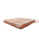 Load image into Gallery viewer, Highland Check Autumn Tapered Seat Pads For Garden, Patio, Kitchen, Dining