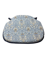 Load image into Gallery viewer, William Morris - Snakeshead Denim 100% Cotton Large Spindle Back Seat Pads For Garden, Patio, Kitchen, Dining