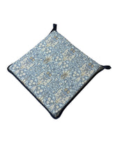 Load image into Gallery viewer, William Morris - Snakeshead Denim Square Tie-On Seat Pads Dining/Patio/Garden/Kitchen