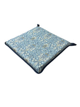 Load image into Gallery viewer, William Morris - Snakeshead Denim Square Tie-On Seat Pads Dining/Patio/Garden/Kitchen