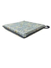 Load image into Gallery viewer, William Morris - Snakeshead Denim Square Tie-On Seat Pads Dining/Patio/Garden/Kitchen