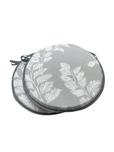 Load image into Gallery viewer, Laura Ashley Waxham Steel Set Of 2 Round Bistro Patio Seat Pads