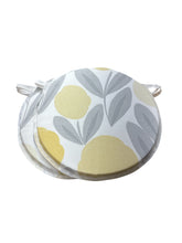 Load image into Gallery viewer, Laura Ashley Serena Sunshine Set Of 2 Round Bistro Patio Seat Pads