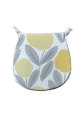 Load image into Gallery viewer, Laura Ashley Serena Sunshine D-Shaped Seat Pads For Garden, Patio, Kitchen, Dining