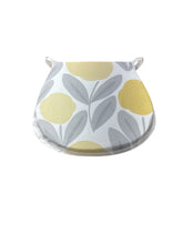 Load image into Gallery viewer, Laura Ashley Serena Sunshine D-Shaped Seat Pads For Garden, Patio, Kitchen, Dining