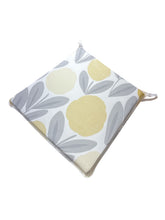 Load image into Gallery viewer, Laura Ashley Serena Sunshine Tapered Seat Pads For Garden, Patio, Kitchen, Dining