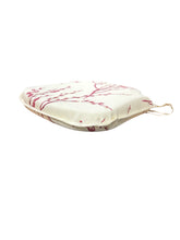 Load image into Gallery viewer, Laura Ashley Pussy Willow Cranberry Small Spindle Back Seat Pads For Garden, Patio, Kitchen, Dining