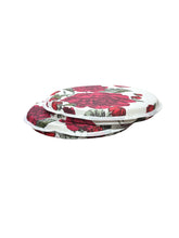 Load image into Gallery viewer, Laura Ashley Rosalie Cranberry Set Of 2 Round Bistro Patio Seat Pads