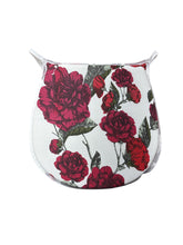 Load image into Gallery viewer, Laura Ashley Rosalie Cranberry D-Shaped Seat Pads For Garden, Patio, Kitchen, Dining