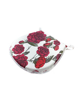 Load image into Gallery viewer, Laura Ashley Rosalie Cranberry D-Shaped Seat Pads For Garden, Patio, Kitchen, Dining