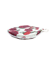 Load image into Gallery viewer, Laura Ashley Rosalie Cranberry D-Shaped Seat Pads For Garden, Patio, Kitchen, Dining