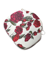 Load image into Gallery viewer, Laura Ashley Rosalie Cranberry Large Spindle Back Seat Pads For Garden, Patio, Kitchen, Dining